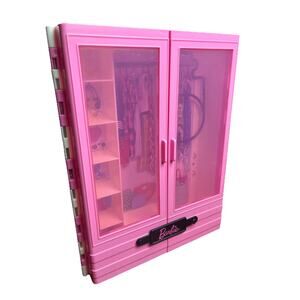 Mattel Barbie Pink Fashionista Ultimate Portable Closet Carrying Case Storage